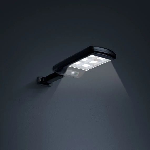 Mozgásérzékelős szolár reflektor - fali - 6 LED 55290