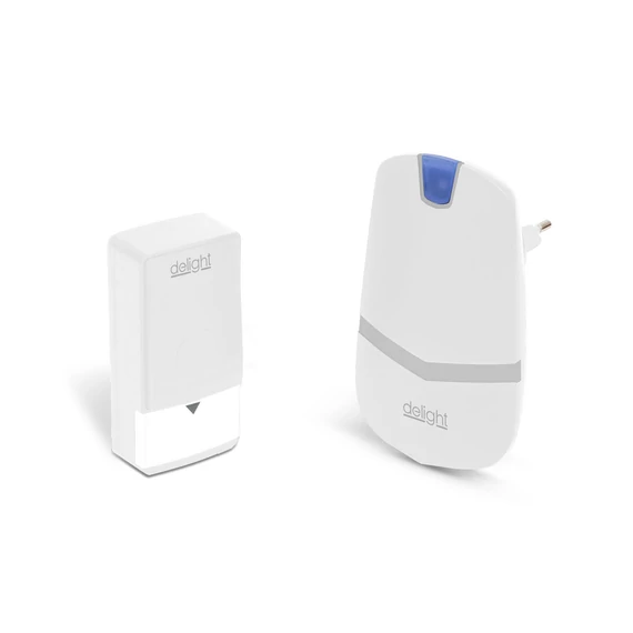 Digitális elem- és vezeték nélküli csengő - Kinetic Delight 55342WH