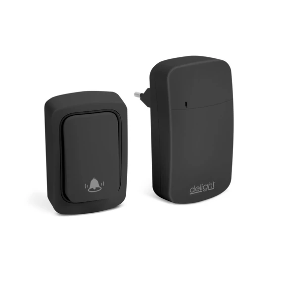 Digitális elem- és vezeték nélküli csengő - Kinetic Delight 55345BK