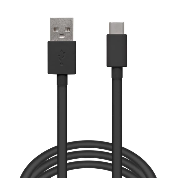 USB kábel, Adatkábel - USB Type-C - fekete - 2 m 55550BK-2 Delight