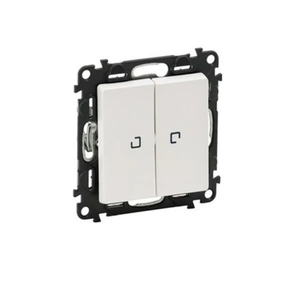 Legrand Valena Life 106+6 kettős váltókapcsoló jelzőfénnyel fehér 752109