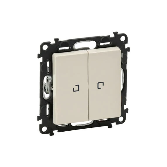 Legrand Valena Life 106+6 kettős váltókapcsoló jelzőfénnyel elefántcsont 752209