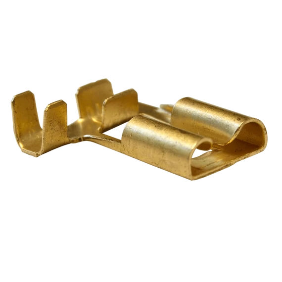 Csúszósaru csatlakozó hüvely, sárgaréz CSH09B