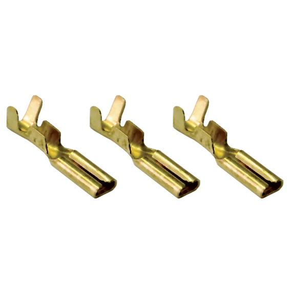 Csúszósaru csatlakozó hüvely, sárgaréz CSH3