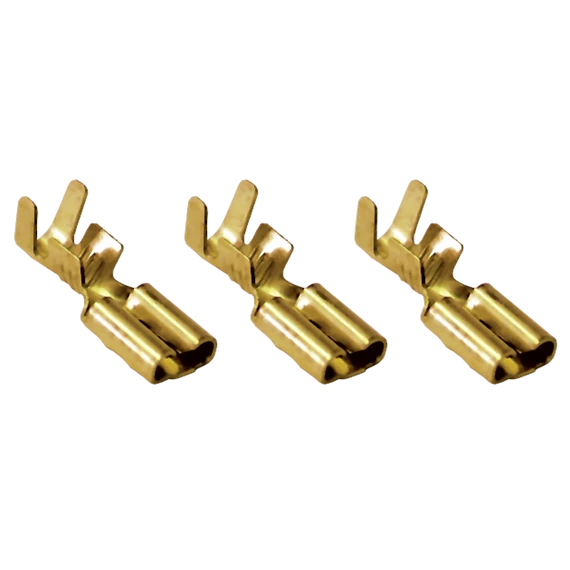 Csúszósaru csatlakozó hüvely, sárgaréz CSH5