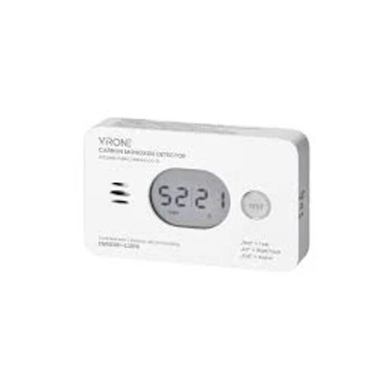 Szén-monoxid érzékelő DC-6 2xAA teszt gombbal DC-6 VIRONE