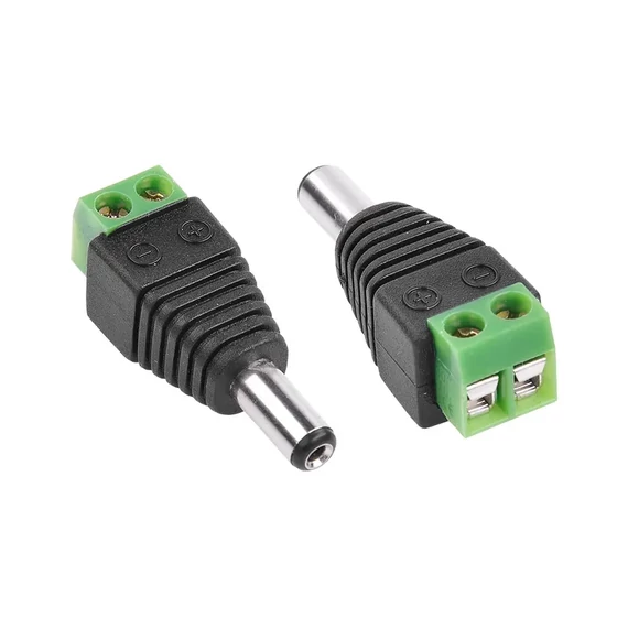 2,1x5,5 DC dugó - 2p sorkapocs, DCD005