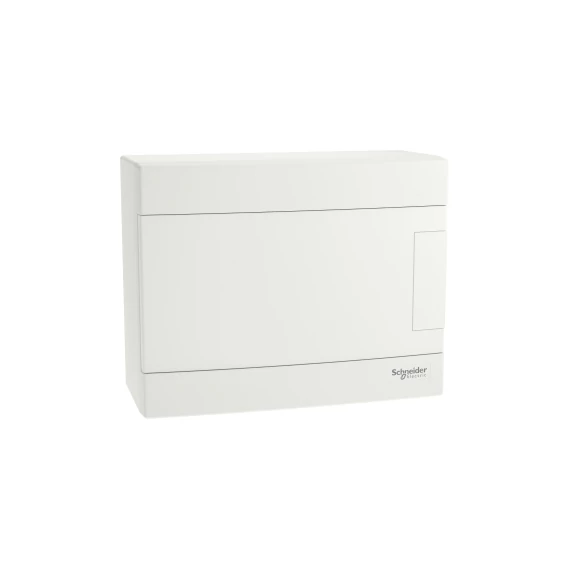 EASY9 EU Kiselosztó, 8 modul, PE+N sínnel, teli ajtóval, falon kívüli EZ9EUD108