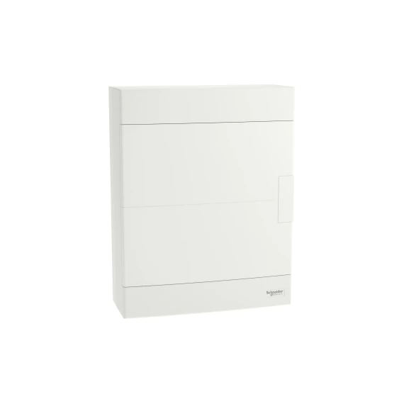 EASY9 EU Kiselosztó, 24 modul, PE+N sínnel, teli ajtóval, falon kívüli EZ9EUD212