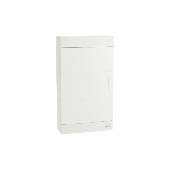 EASY9 EU Kiselosztó, 36 modul, PE+N sínnel, teli ajtóval, falon kívüli EZ9EUD312