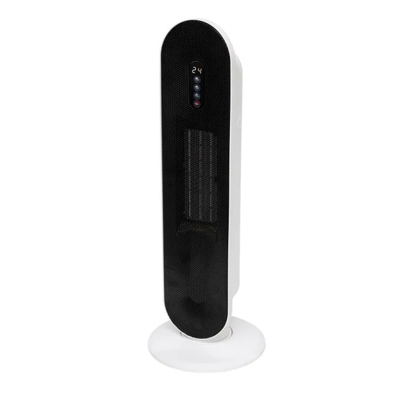 Home FK 54 álló elektromos kerámia fűtőtest, 1400W/2000W, oszcillálás, elektronikus termosztát, távirányító, fehér FK54