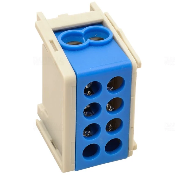 Főáramköri leágazó kapocs, sínre szerelhető, kék FLE-35/25K Tracon