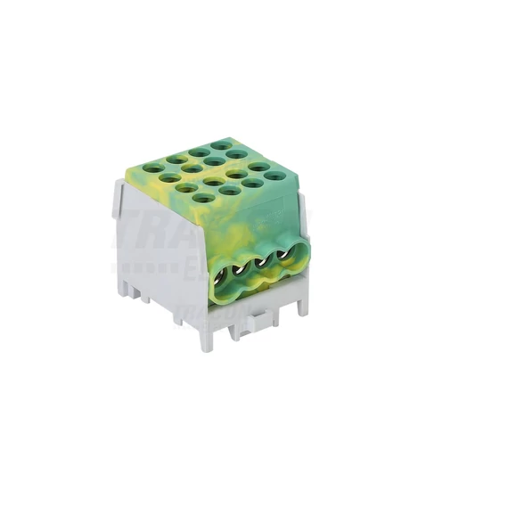 Főáramköri leágazó kapocs, sínre szerelhető, zöld/sárga FLECU-25-16-4ZS Tracon