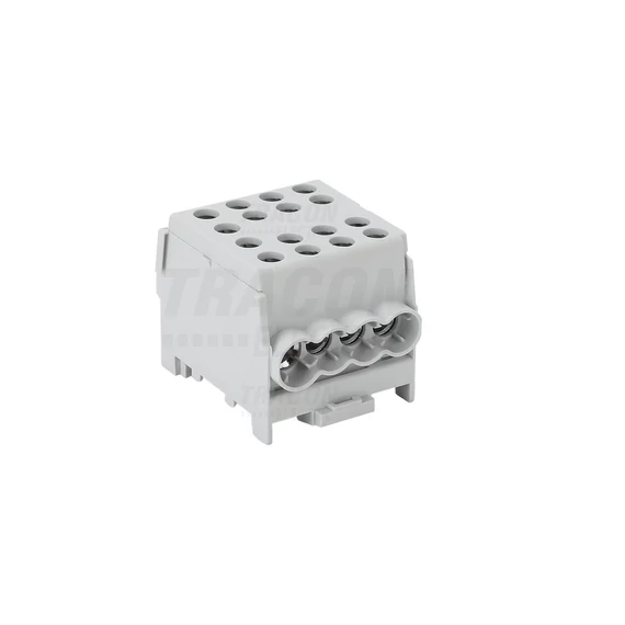 Főáramköri leágazó kapocs, sínre szerelhető, szürke FLECU-35-25-4 Tracon