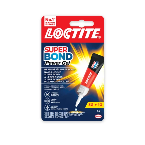 Univerzális pillanatragasztó Gél H2733070 LOCTITE
