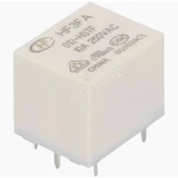 Relé, SPST-NO, 12V DC, 10A / 277V AC, 10A / 28V DC HF3FA/012-HSTF