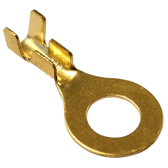 Sajtolható szigeteletlen szemes saru, sárgaréz HSZ6