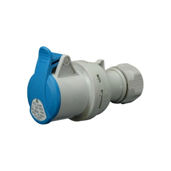 Ipari lengő csatlakozóaljzat dugalj 230V 3P 32A IP54 SEZ ISN 3232