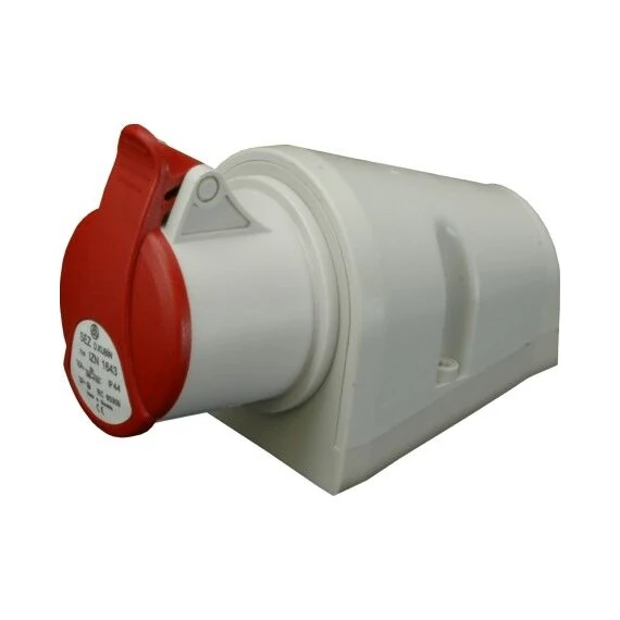 Rögzíthető ipari csatlakozóaljzat 400V 4P 16A IP44 SEZ IZN 1643