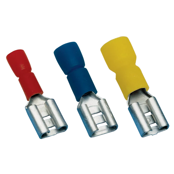 Szig.rátolh.csatl.h. hosszú fémrész 2,5 mm2, 4,8×0,5 mm, kék KCSH5-HF