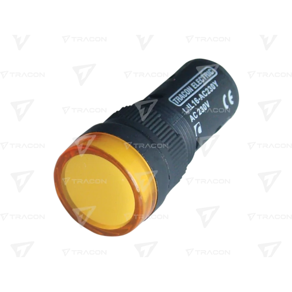 LED-es jelzőlámpa, sárga LJL16-YE  TRACON