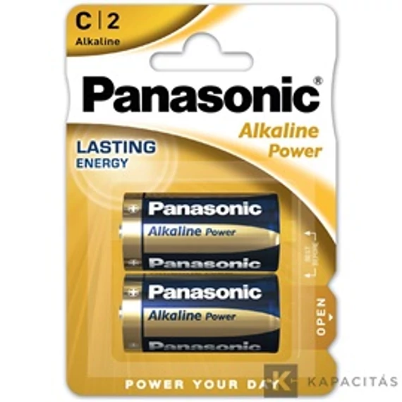 Panasonic LR14APB/2BP 1.5V C/baby tartós alkáli elem 2 db/csomag; az ár 1db -ra értendő                       
