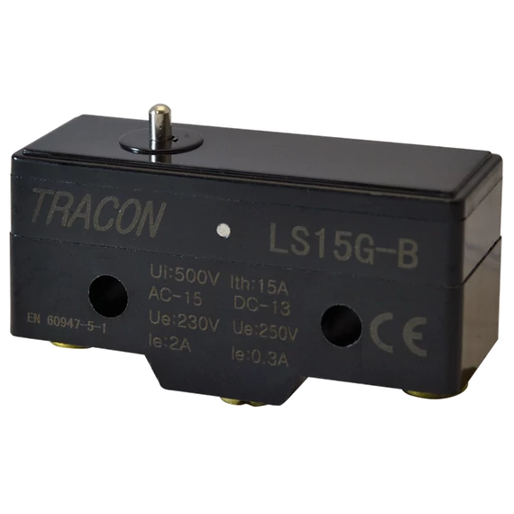 Helyzetkapcsoló, ütközős 1xCO, 2A/230V AC-15, 0,3A/250V DC-13 IP00 LS15G-B