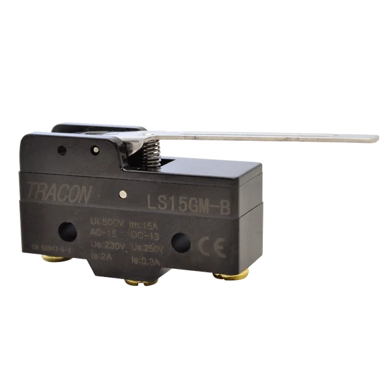 Helyzetkapcsoló, rugószáras 1xCO, 2A/230V AC-15, 0,3A/250V DC-13, 49mm, IP00 LS15GM-B