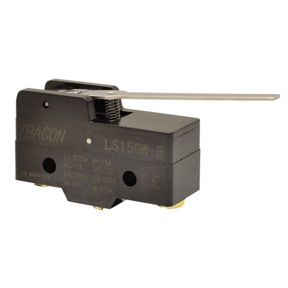 Helyzetkapcsoló, rugószáras 1xCO, 2A/230V AC-15, 0,3A/250V DC-13, 48mm, IP00 LS15GW-B