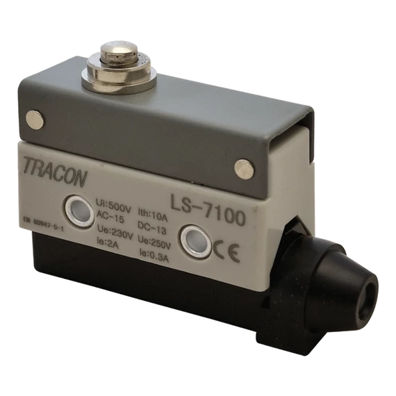 Helyzetkapcsoló, ütközős 1xCO, 2A/230V AC-15, 0,3A/250V DC-13, IP40 LS7100