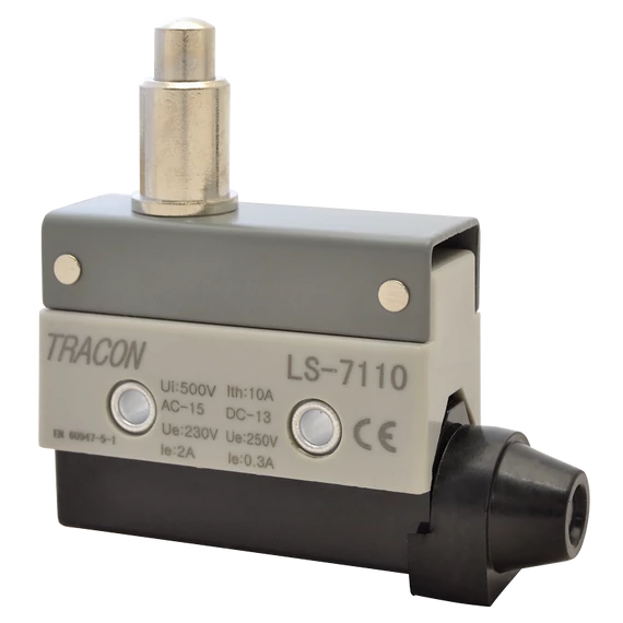 Helyzetkapcsoló, kúpos, ütközős 1xCO, 2A/230V AC-15, 0,3A/250V DC-13, 22mm, IP40 LS7110