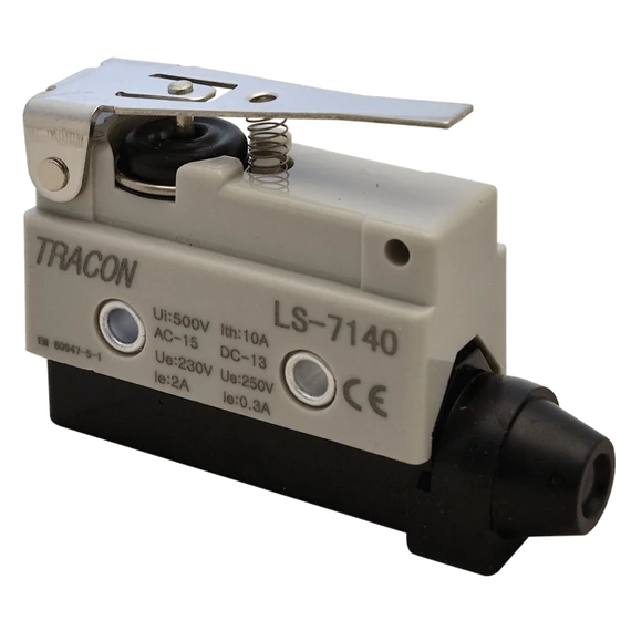 Helyzetkapcsoló, rugószáras 1xCO, 2A/230V AC-15, 0,3A/250V DC-13, 46mm, IP40 LS7140