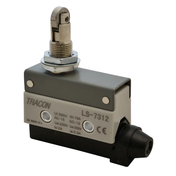 Helyzetkapcsoló, görgős 1xCO, 2A/230V AC-15, 0,3A/250V DC-13, 90°, IP40 LS7312