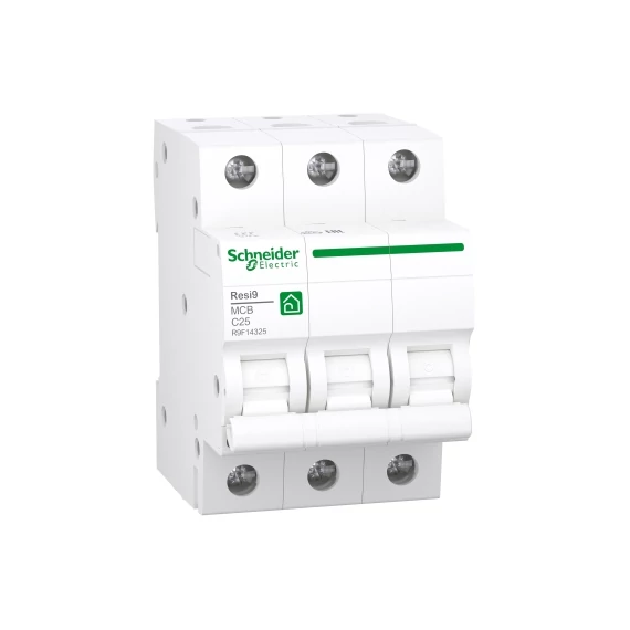 RESI9 kismegszakító, 3P, C, 25A R9F14325
