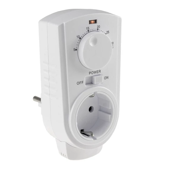 Dugaszolható termosztát, Manuális, 3500W, 5-30°C ST-35A