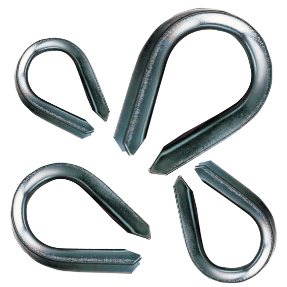 Kötélszív kötél-és sodronyvégződések kialakítására, acél d=6-7mm SZIV-8