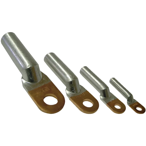 Szigeteletlen réz-alumínium szemes csősaru 16mm2, M8, (d1=5,8mm, d2=8,5mm) RA16-8