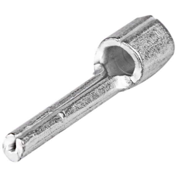 Szigeteletlen csapos saru, ónozott elektrolitréz 2,5mm2, (d1=2,3mm, L=16,7mm) CS2.5