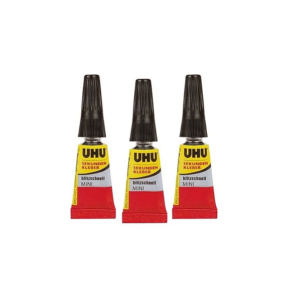 Pillanatragasztó - 3 x 1 g U45420 UHU