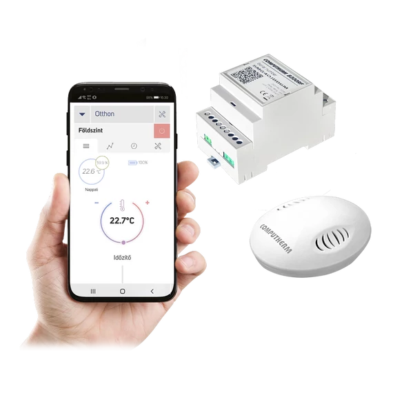 COMPUTHERM B300RF Wi-Fi termosztát vezeték nélküli hőérzékelővel