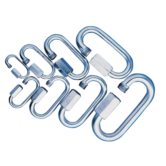 Karabiner, csavaros, acél d=5mm, 1270N CSKARA5