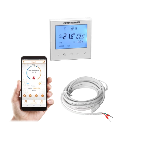 COMPUTHERM E230 Wi-Fi termosztát elektromos padlófűtési rendszerekhez