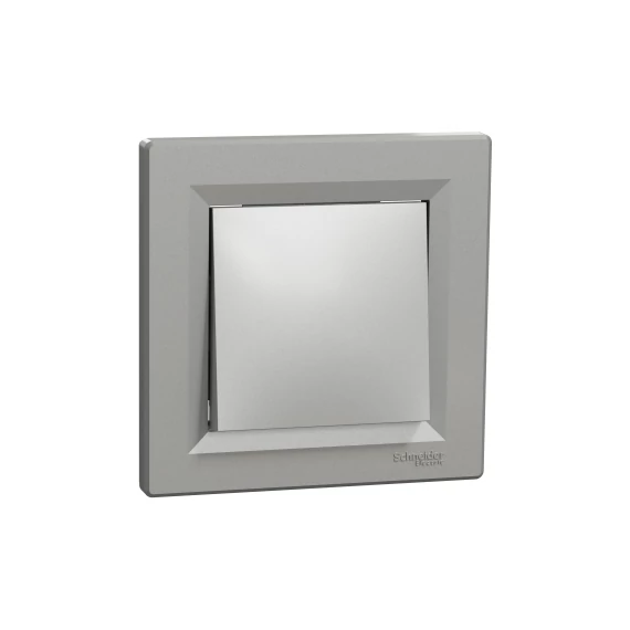 ASFORA Egypólusú kapcsoló, rugós bekötés, alumínium (101) eph0100161