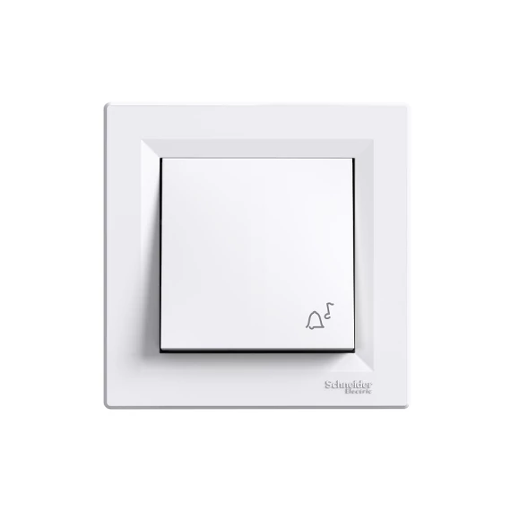 ASFORA Egypólusú nyomó, csengőjel, rugós bekötés, fehér eph0800121