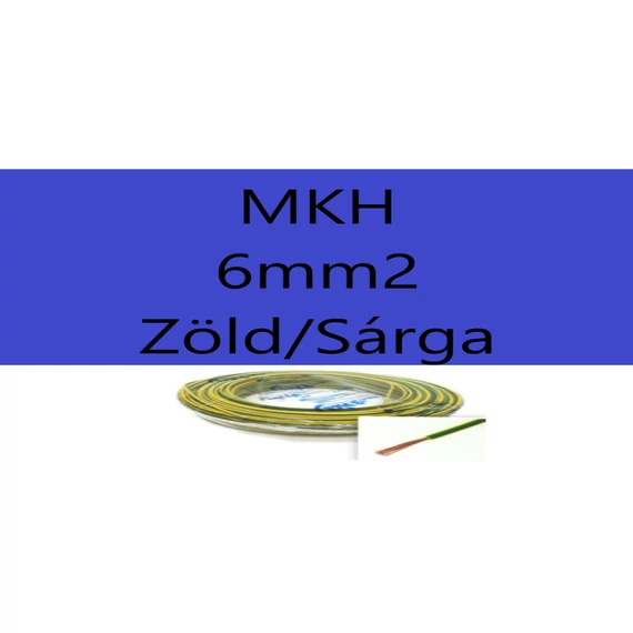 Mkh 6mm2 Zöld-Sárga