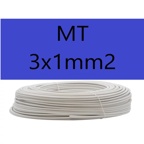 MT 3x1mm kábel H05VV-F