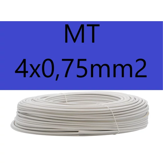 MT 4x0,75mm kábel H05VV-F