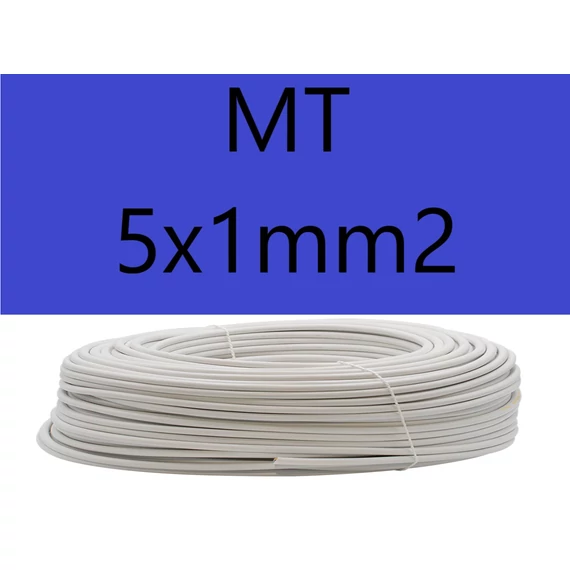 MT 5x1mm kábel H05VV-F