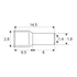 Kép 2/2 - Érvéghüvely<br>1,0 mm²-es vezetékekhez 05498