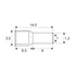 Kép 2/2 - Érvéghüvely<br>0,75 mm²-es vezetékekhez 05499